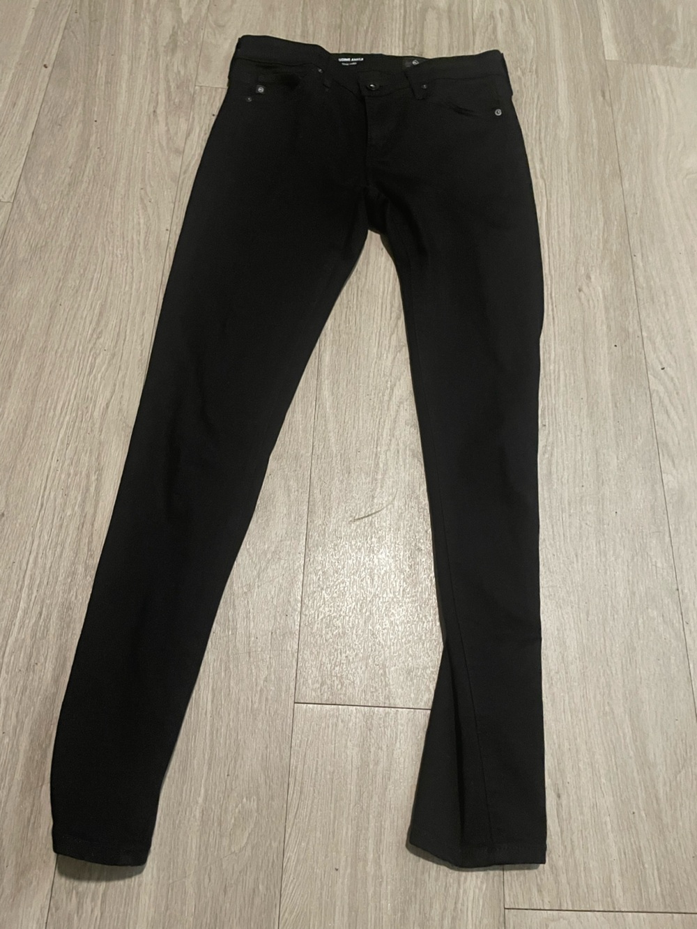 Ag Adriano Goldschmied Black Skinny Jeans